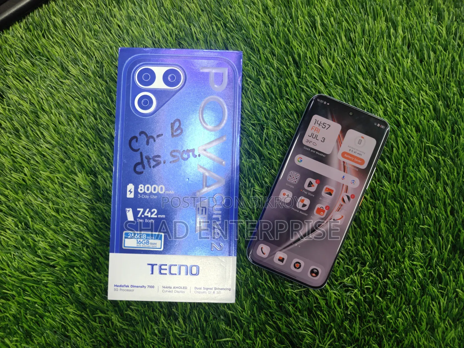 Tecno Pova Curve 2 256 GB Silver