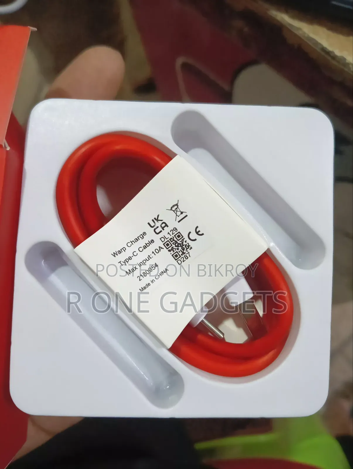 One Plus 80w Supervooc অরিজিনাল চার্জার