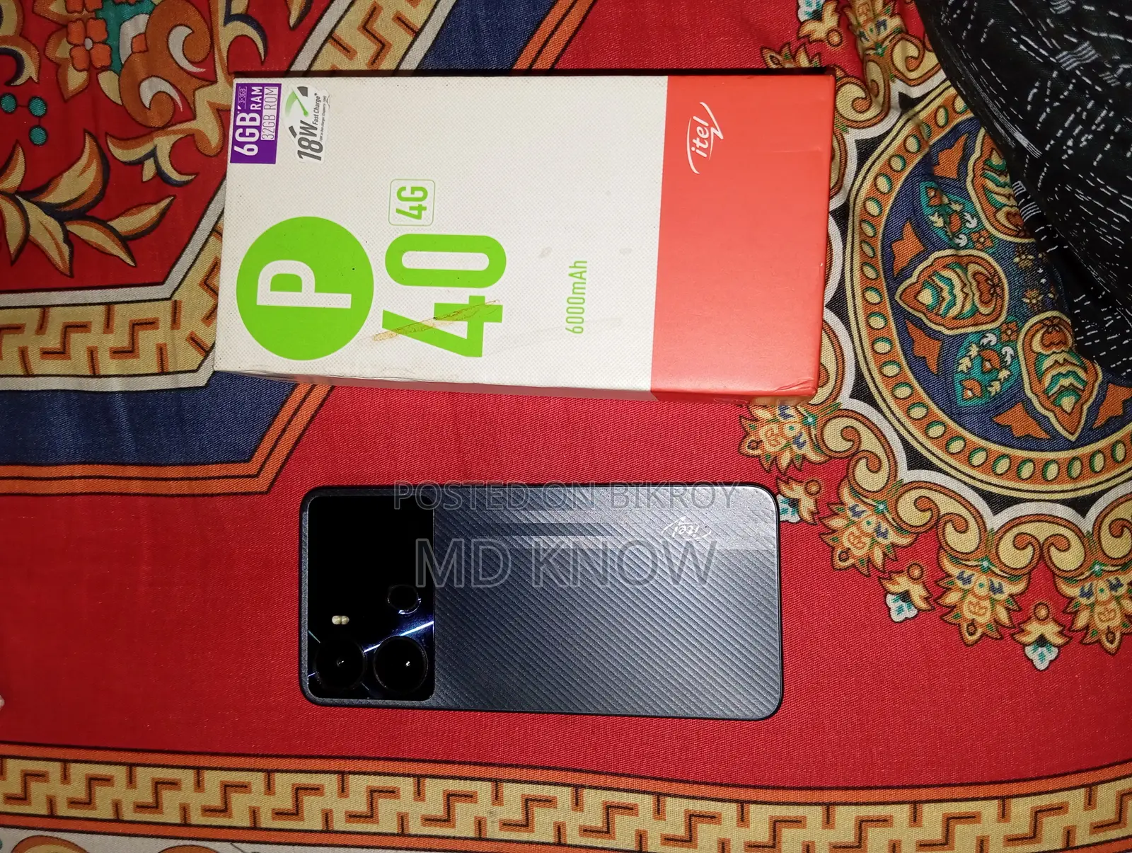 Itel P40 32 GB Black