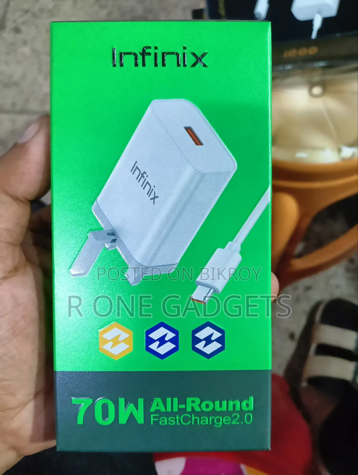 ইনফিনিক্স ৭০ ওয়াট চার্জার
