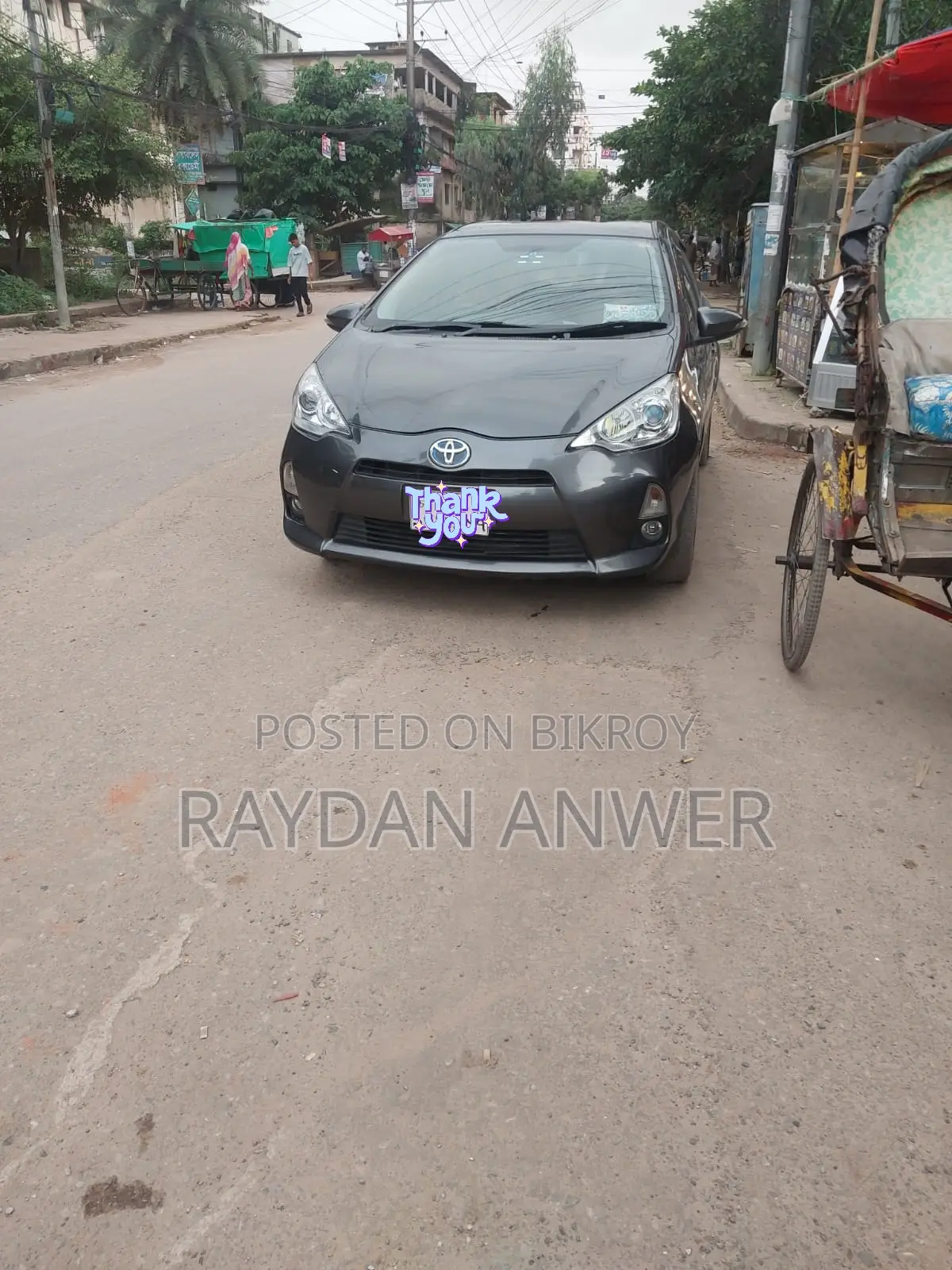 টয়োটা অ্যাকুয়া ২০১৩ ম্যাট ব্ল্যাক