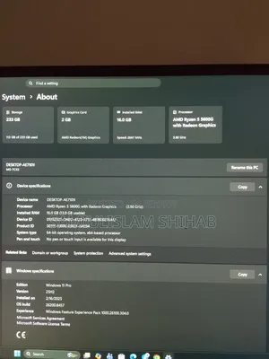 Desktop Computer Asus 16GB AMD Ryzen SSD 256GB