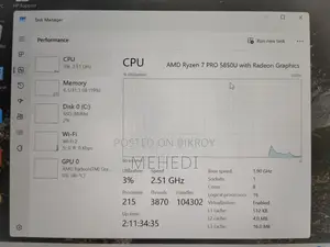 Laptop HP EliteBook 845 G8 16GB AMD Ryzen 7 SSD 256GB