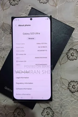 Samsung Galaxy S23 Ultra 256 GB White