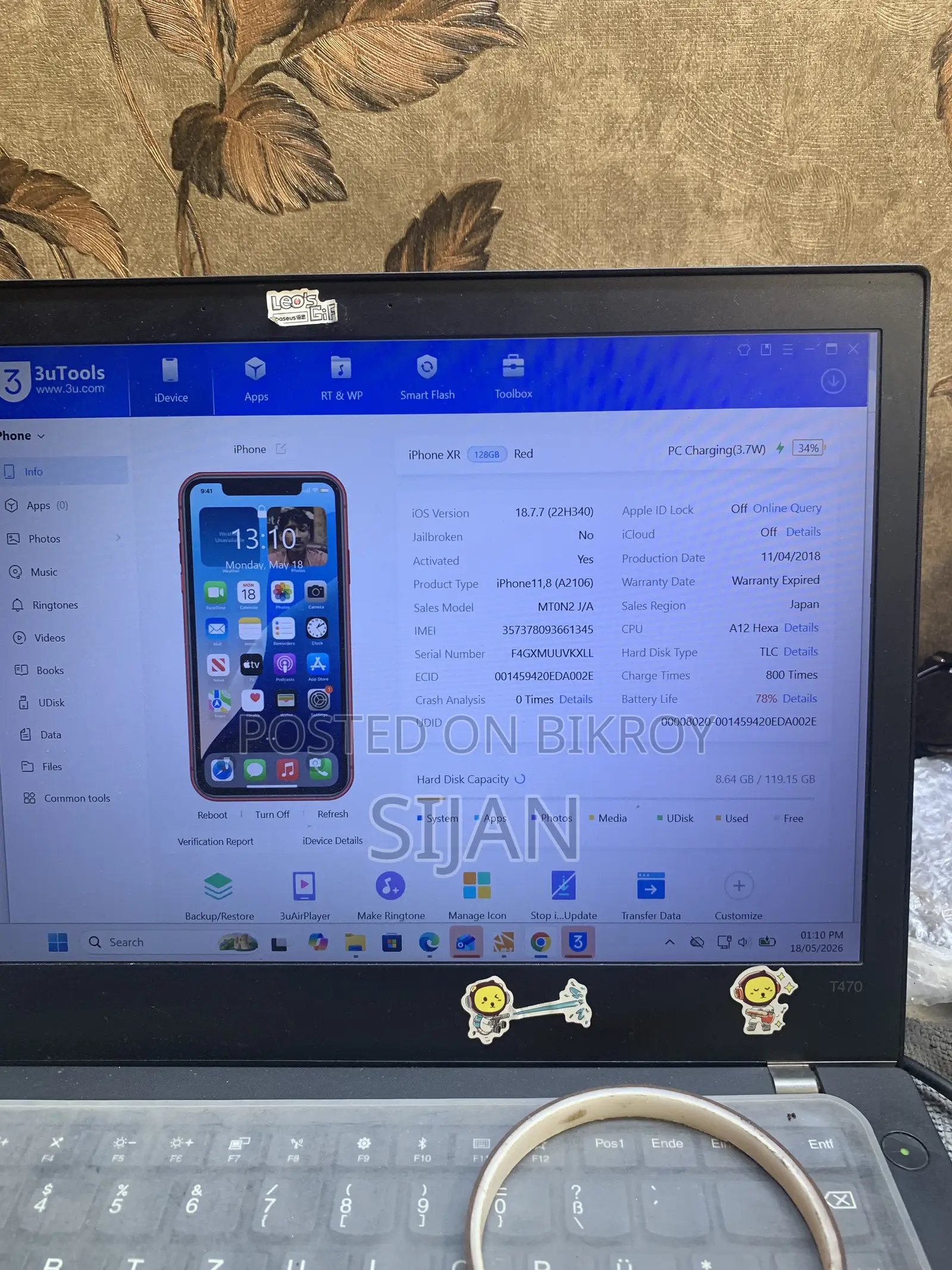 Apple iPhone XR 128 GB Red