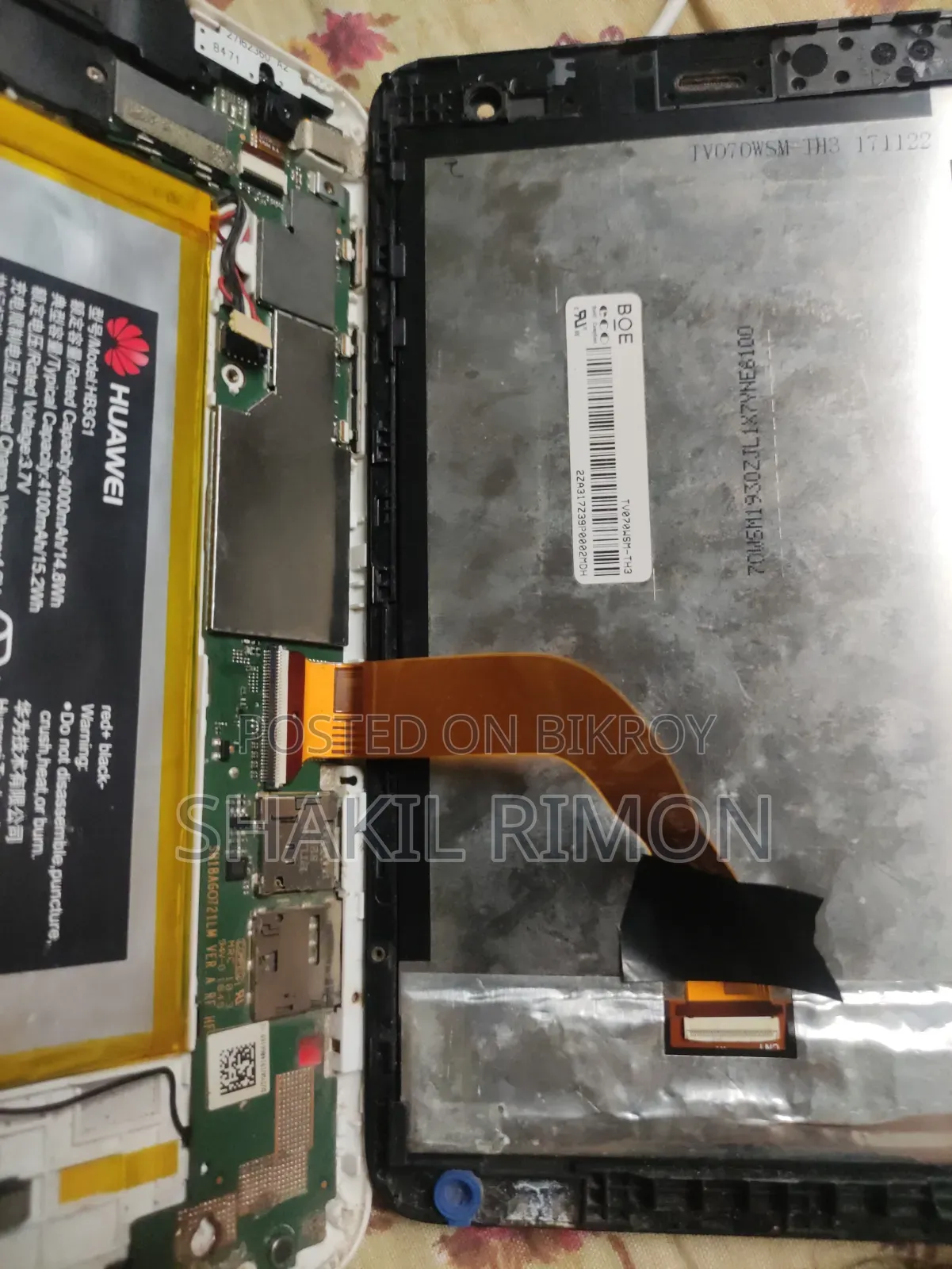 Need display ribbon/display for Huawei Tab T2