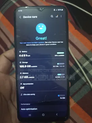 স্যামসাং গ্যালাক্সি এ১৩ ১২৮ জিবি গ্রে