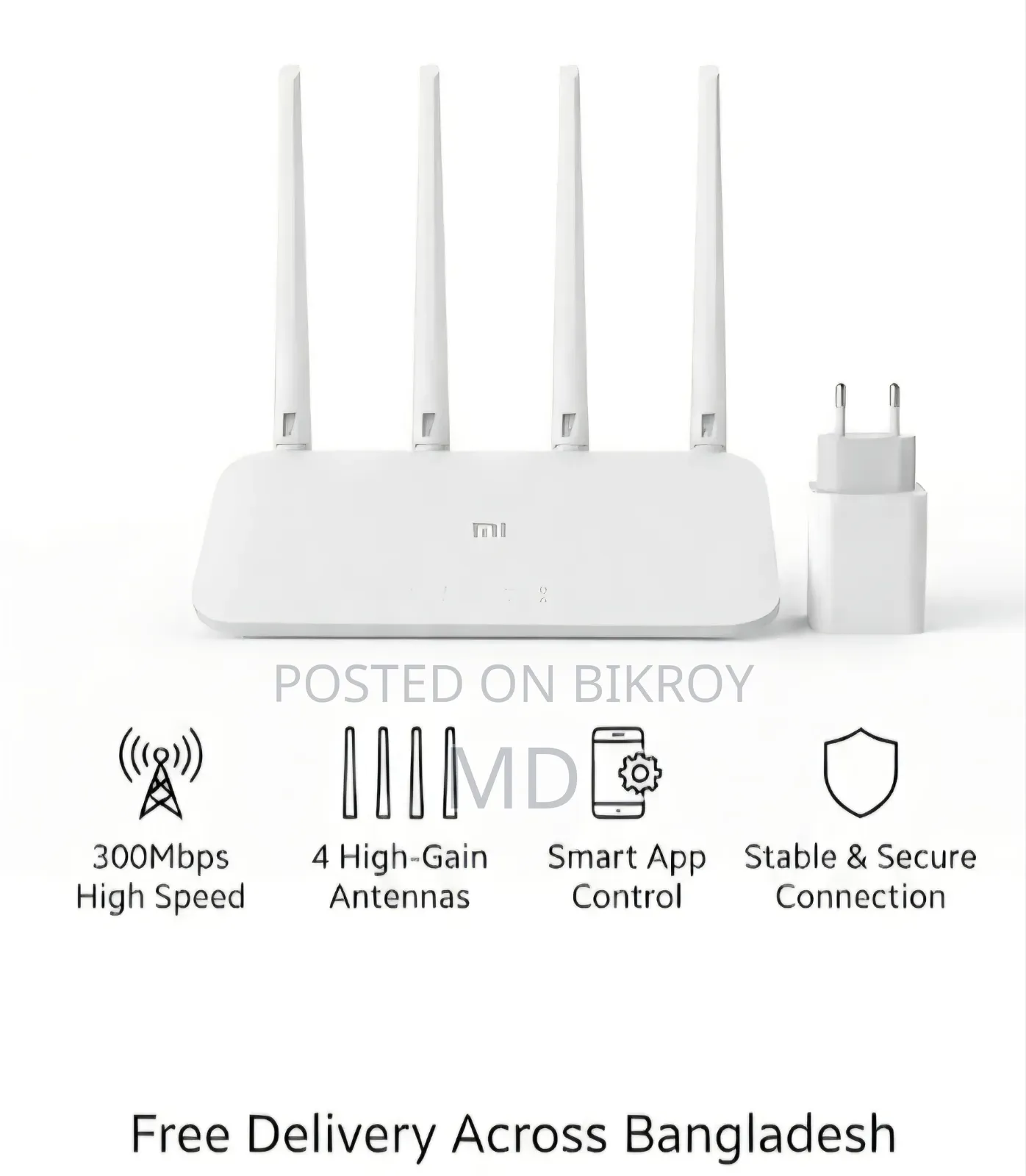 Slow WiFi? Get full speed in every room with Xiaomi Mi Router 4c!