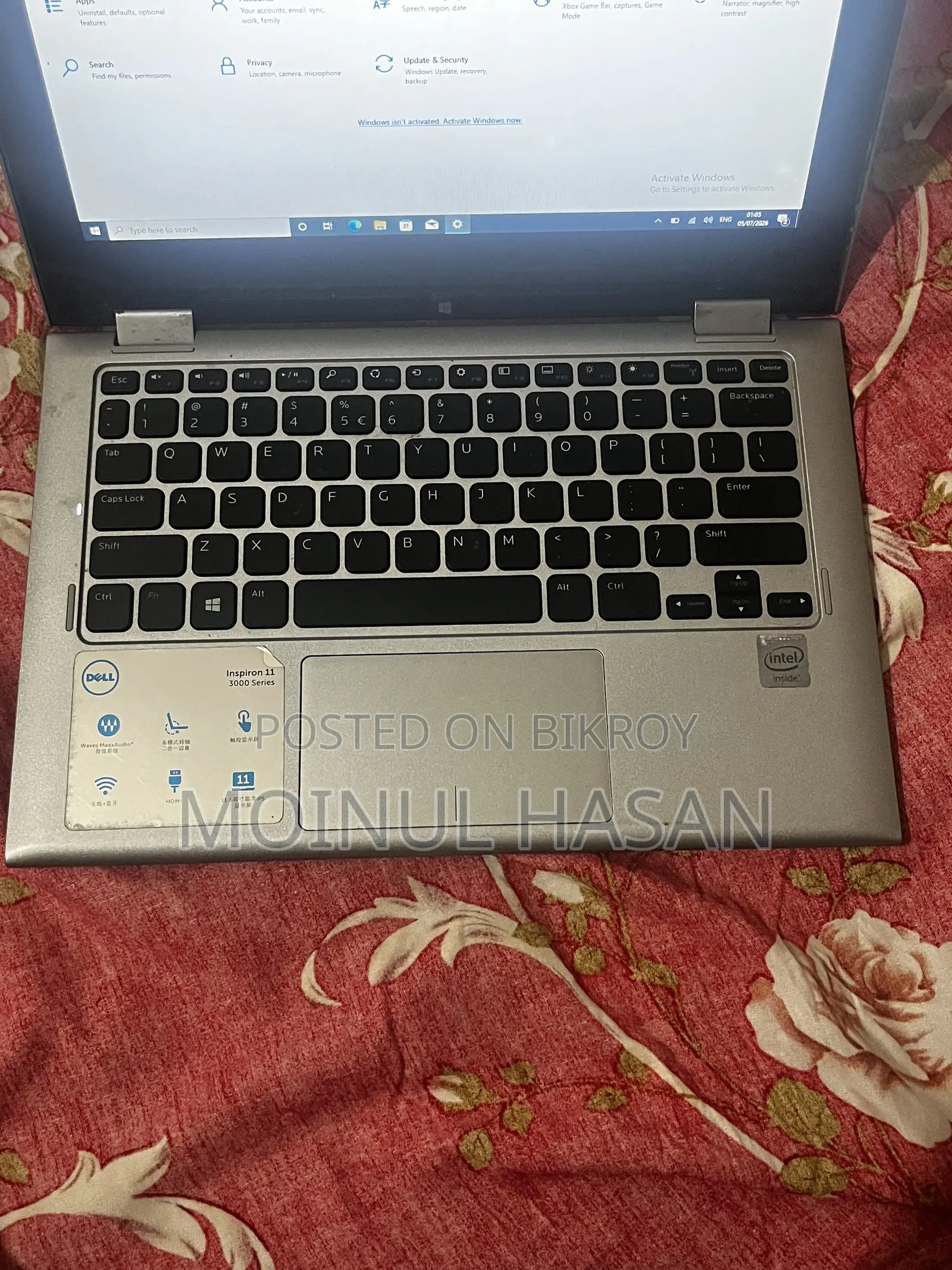 Laptop Dell Inspiron 11Z 4GB Intel Celeron SSD 250GB