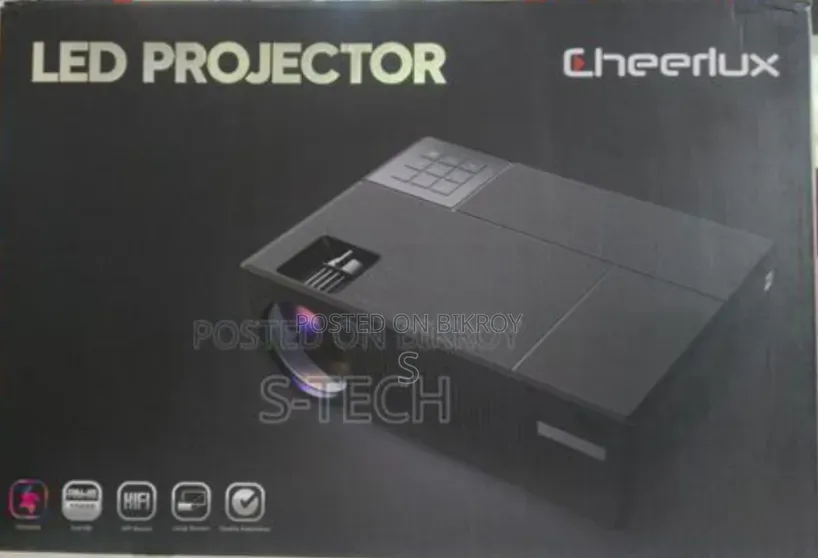 Cheerlux Cl770 Android Projector...Used Only Two Days.