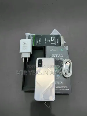 নতুন Infinix GT 30 5G ২৫৬ জিবি সিলভার