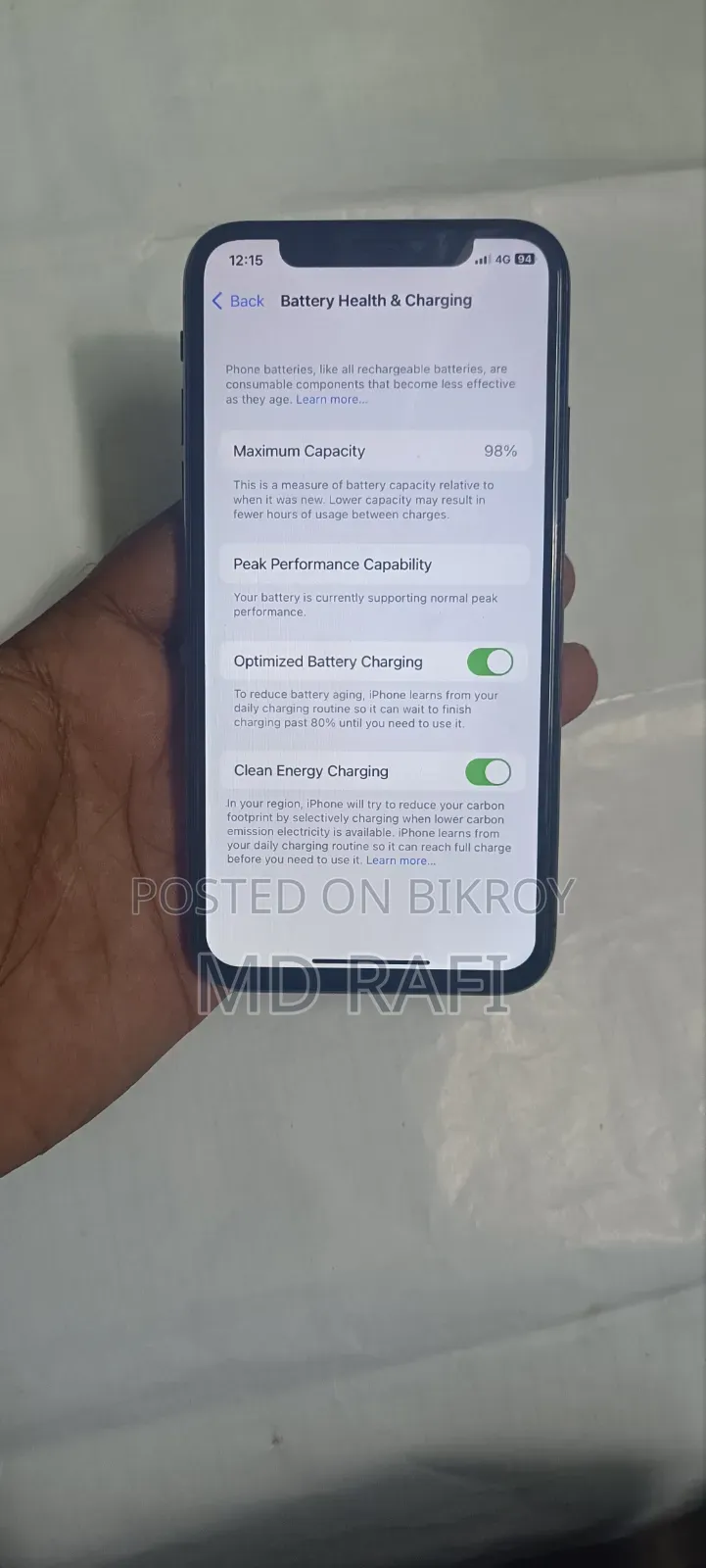 Apple iPhone X 64 GB Black