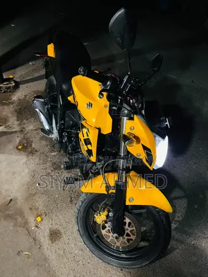 New Suzuki Gixxer Monotone 2023 Yellow