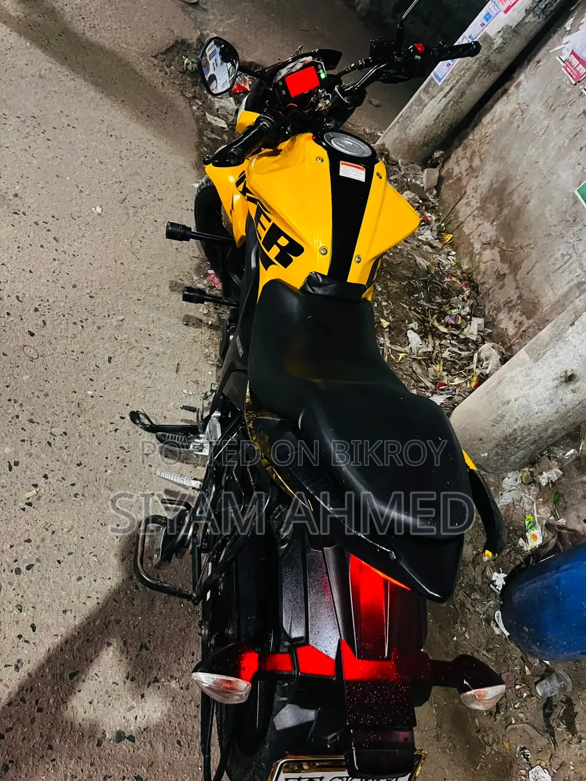 New Suzuki Gixxer Monotone 2023 Yellow
