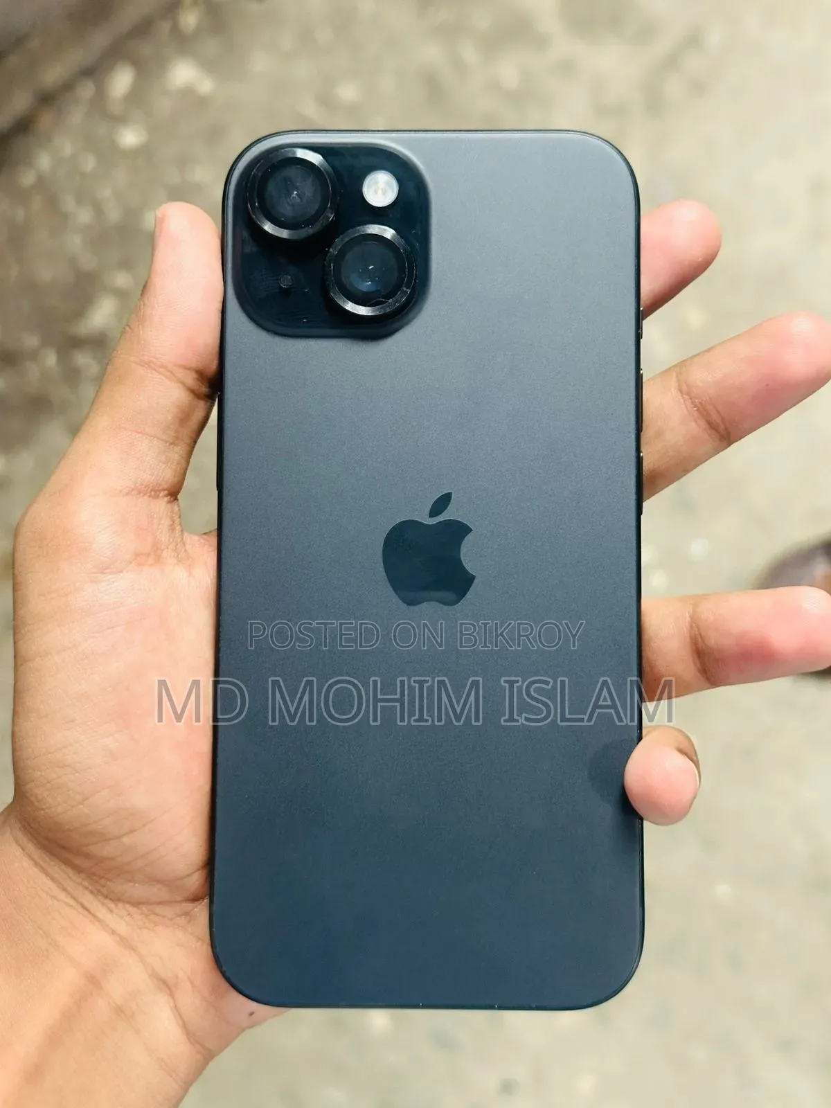 অ্যাপল আইফোন ১৫ ২৫৬ জিবি ব্ল্যাক