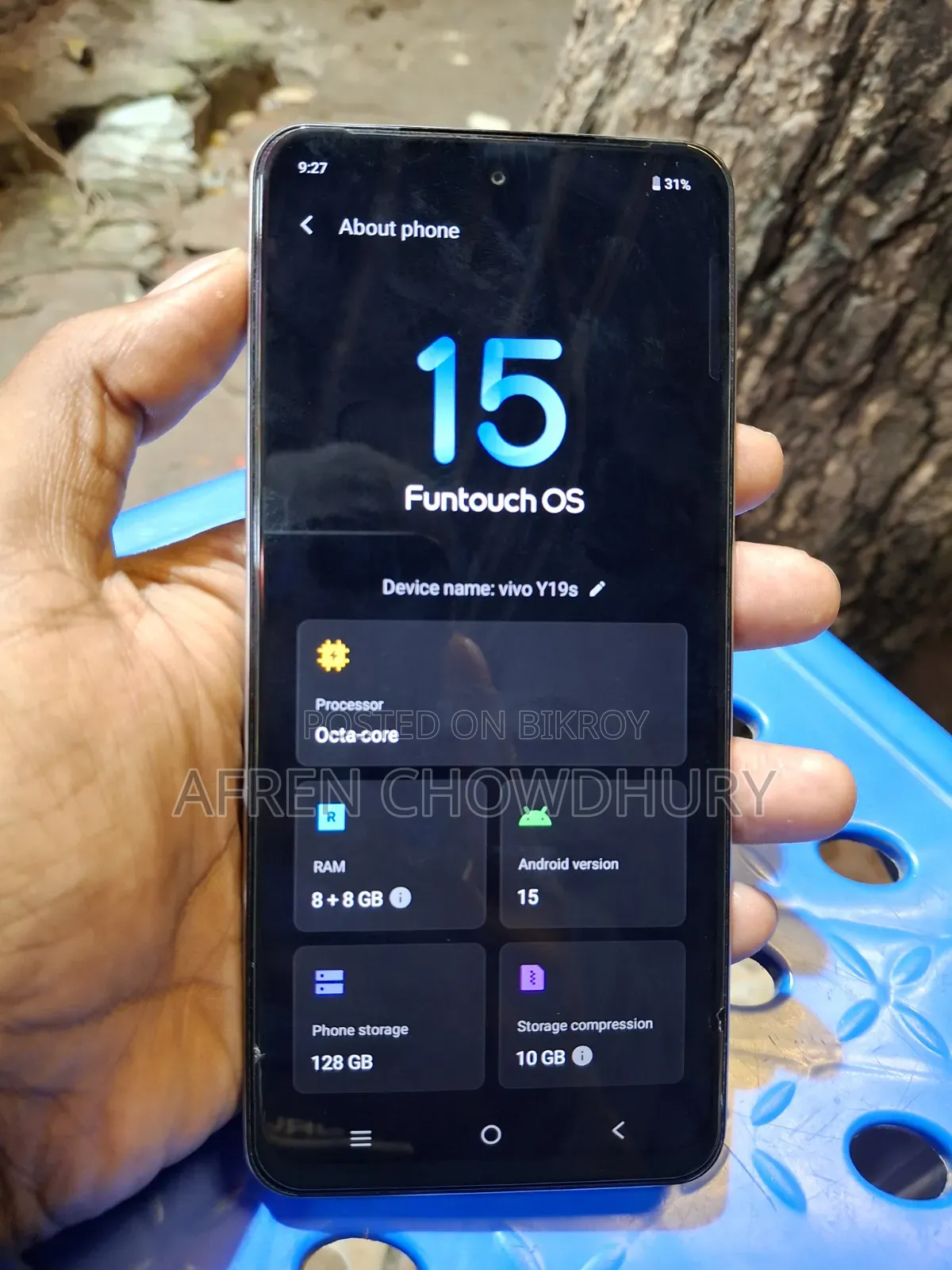 Vivo Y19s 128 GB Silver