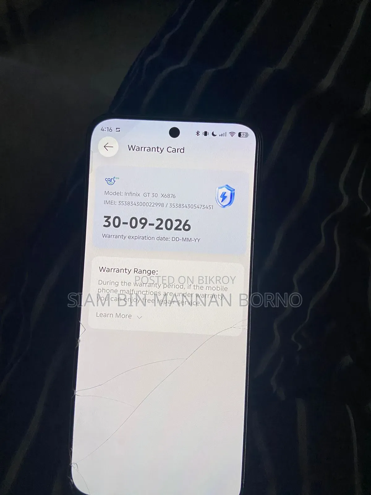 Infinix GT 30 5G 256 GB Green