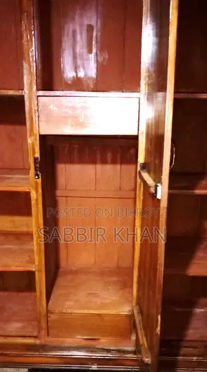 Teak wood wardrobe for sale.