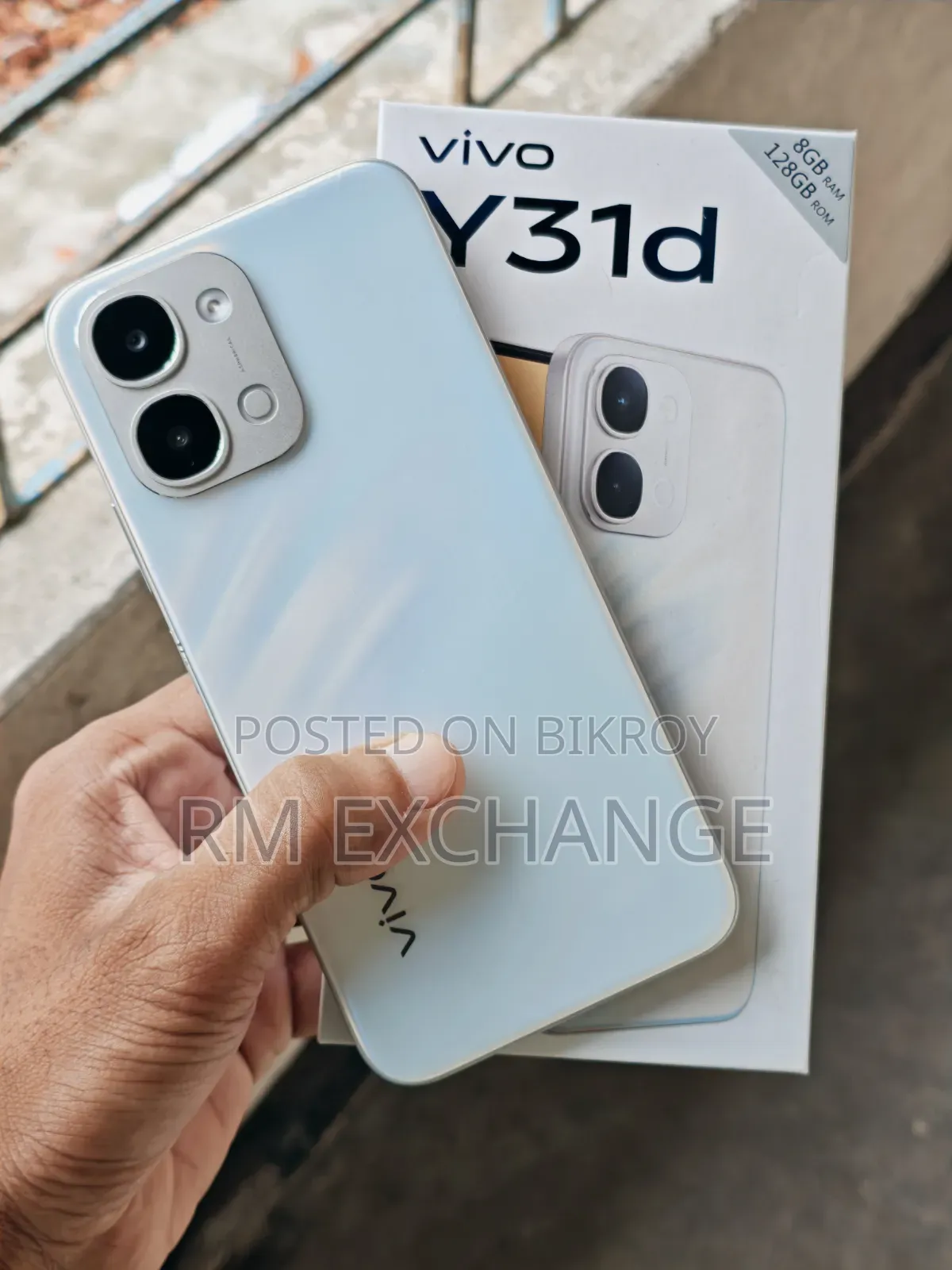 নতুন Vivo Y31d ১২৮ জিবি সাদা