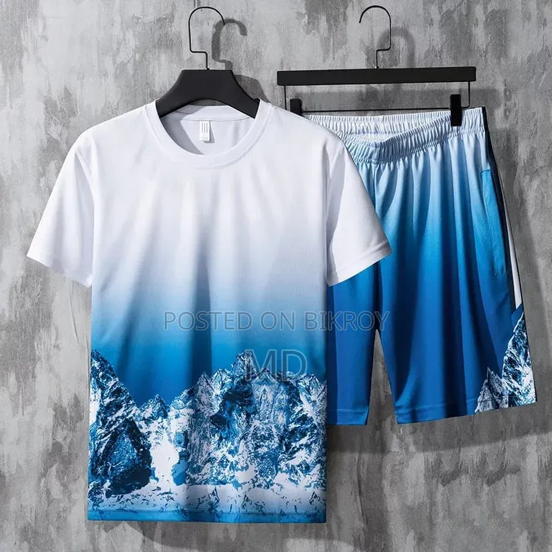 Combo Half T-Shirt and 3 Quarter Pants for Man
