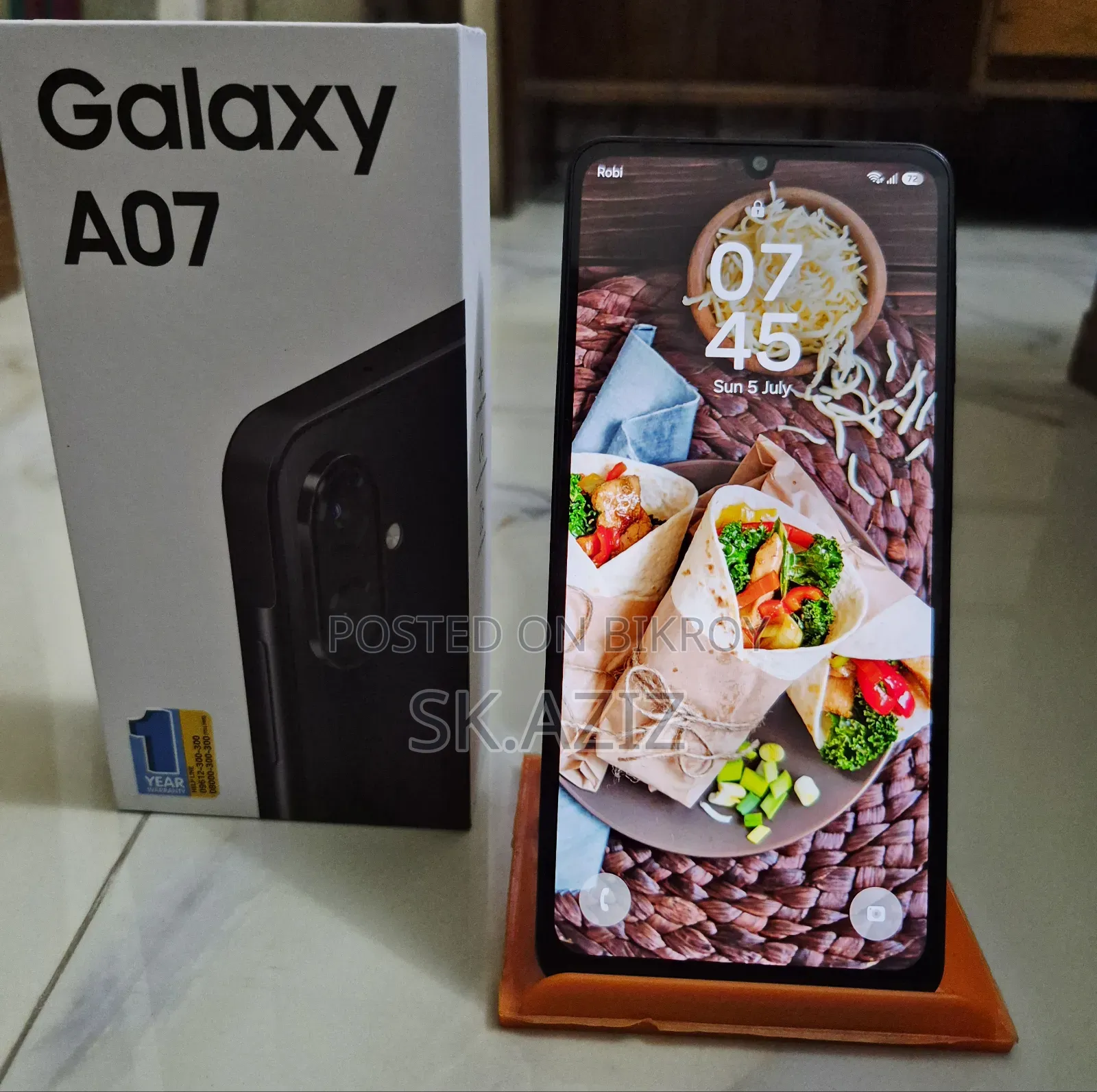 Samsung Galaxy A07 4G 64 GB Black