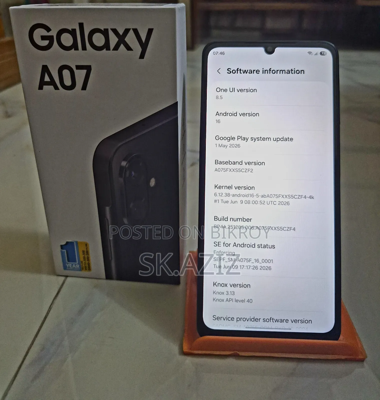 Samsung Galaxy A07 4G 64 GB Black