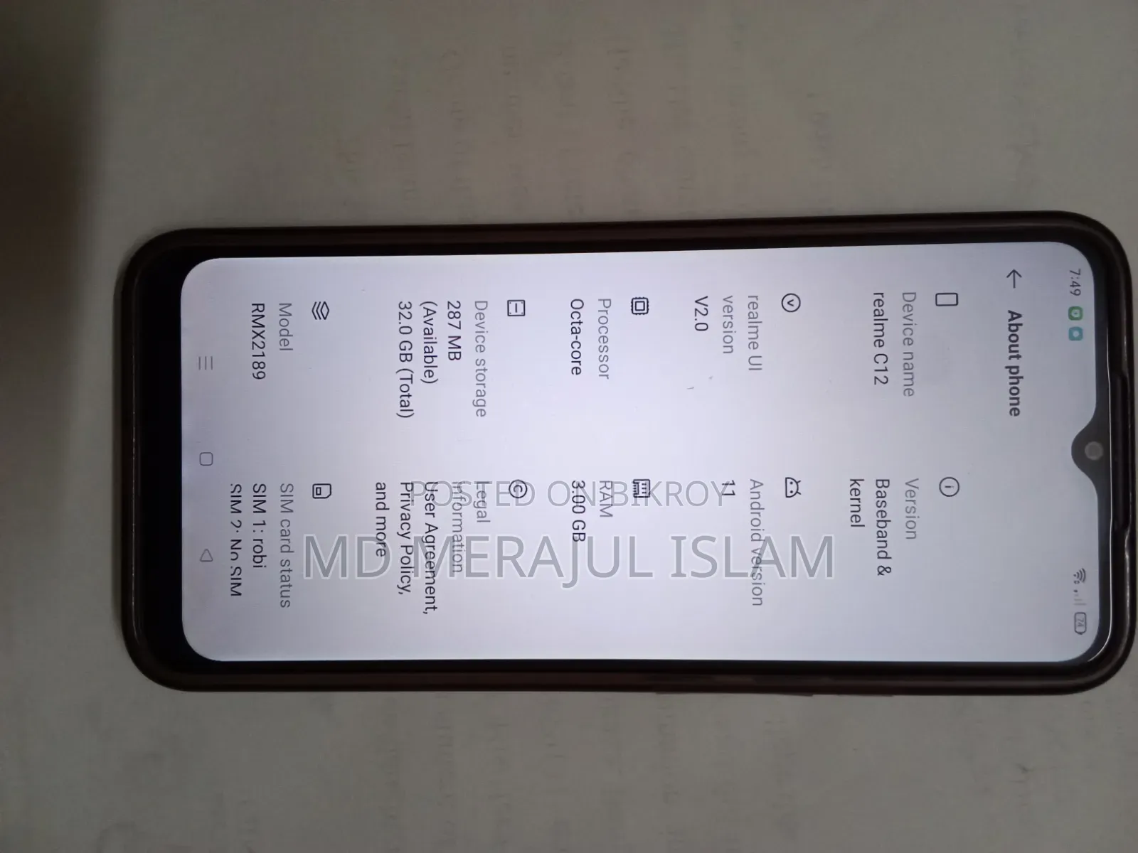 Realme C12 32 GB Blue