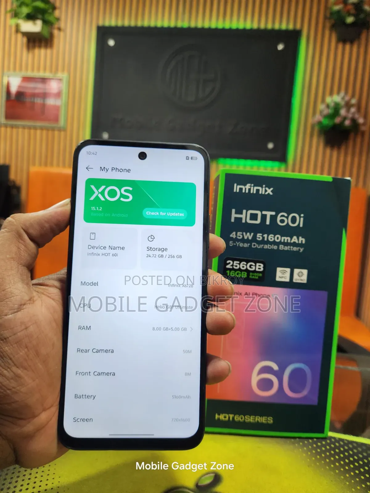 Infinix Hot 60i 256 GB Black