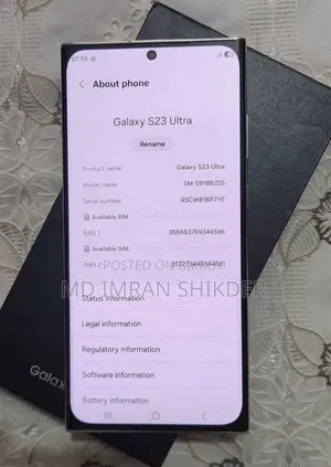Samsung Galaxy S23 Ultra 256 GB White