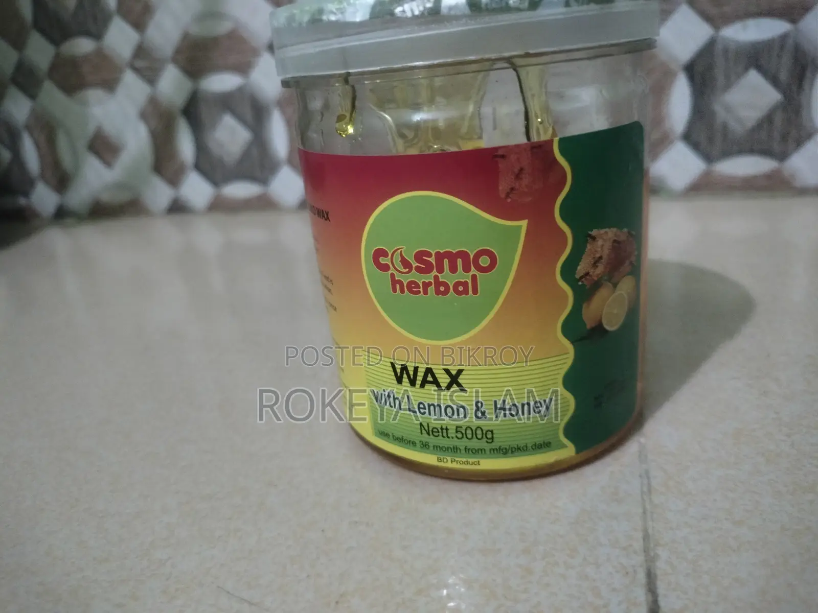 Honey Lemon Cold Wax