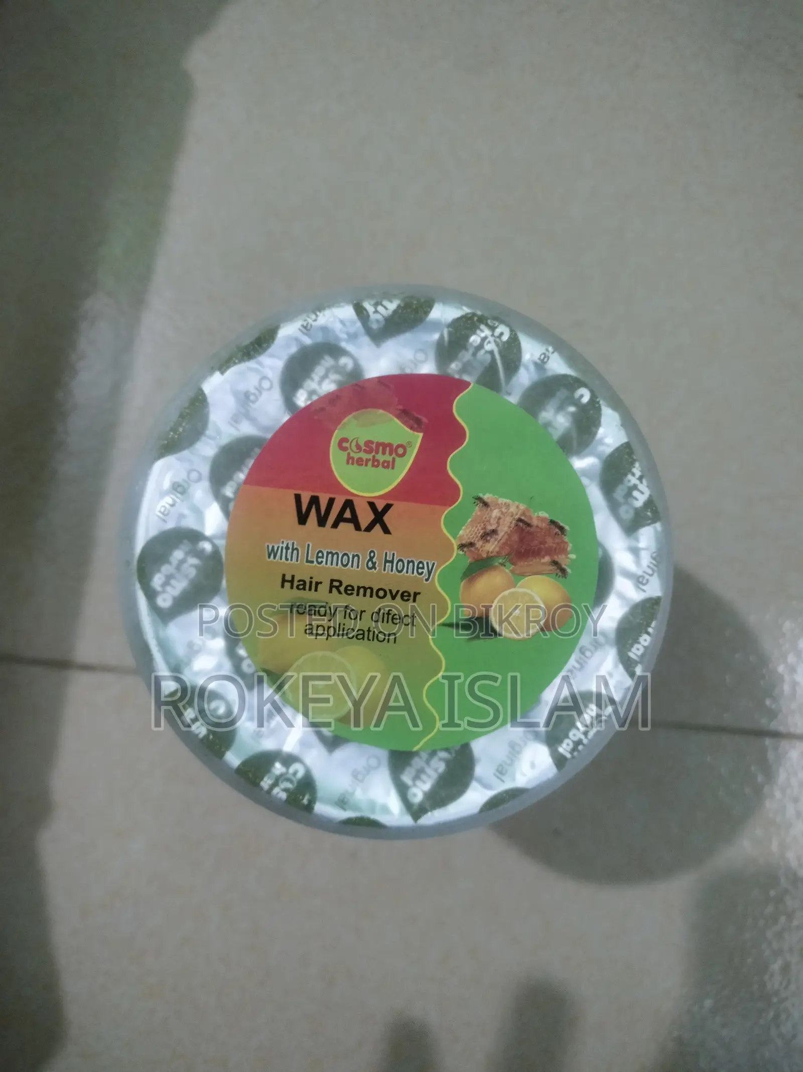 Honey Lemon Cold Wax