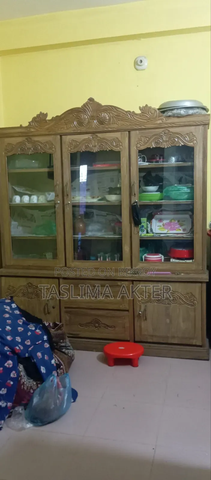 Teak Wood Showcase