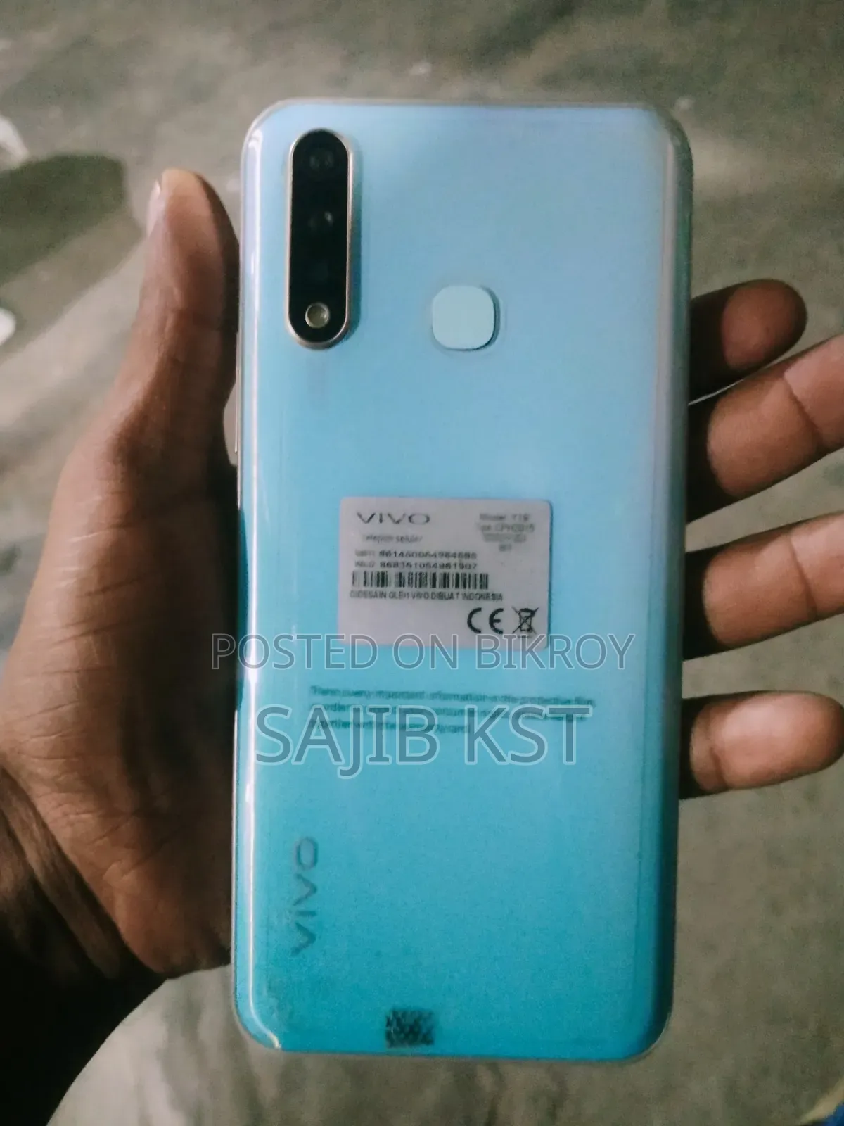 Vivo Y19 128 GB Blue