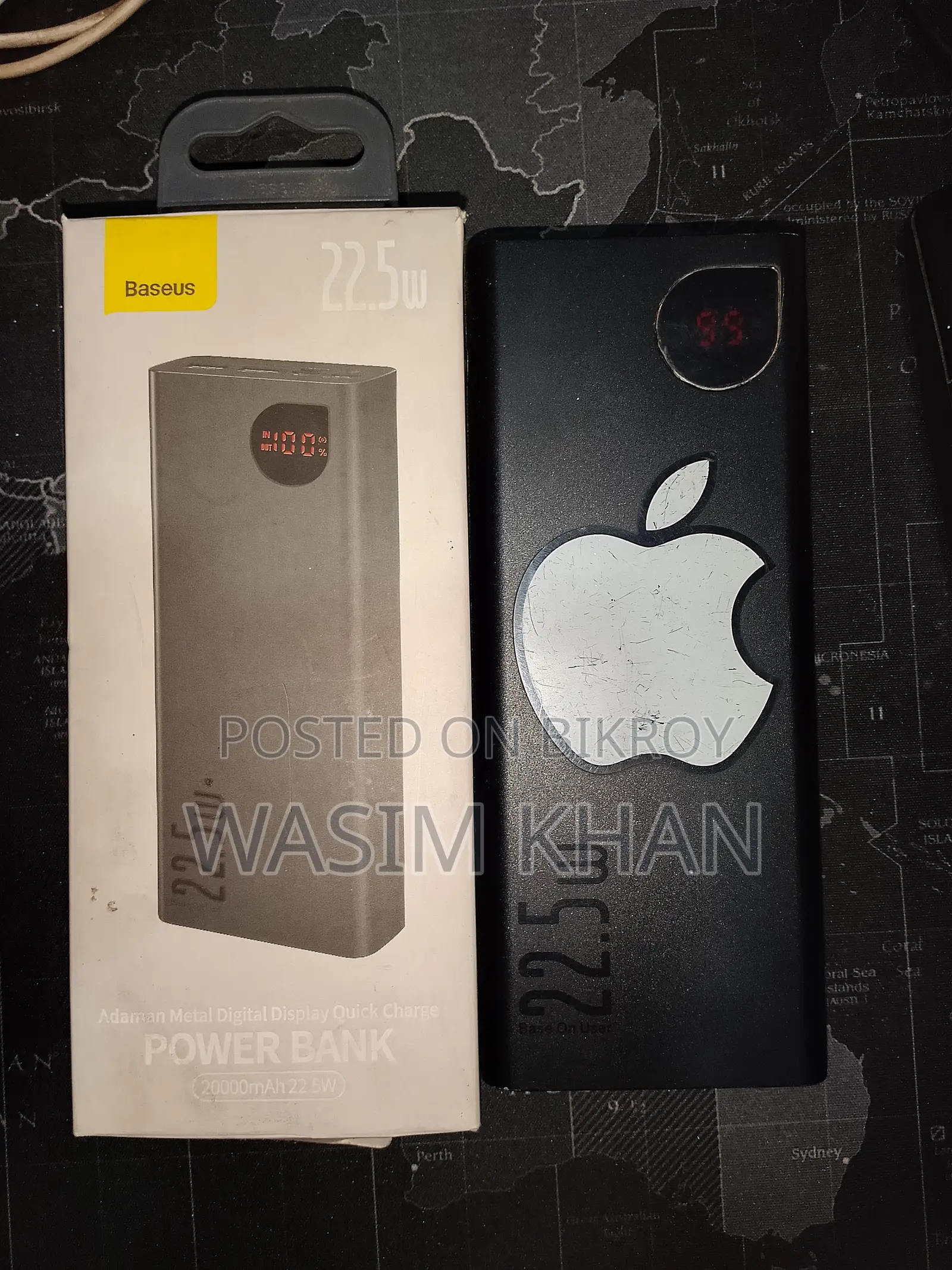 Baseus Adaman 20000mAh 22.5W Fast Charging Power Bank (Used 2 Months)
