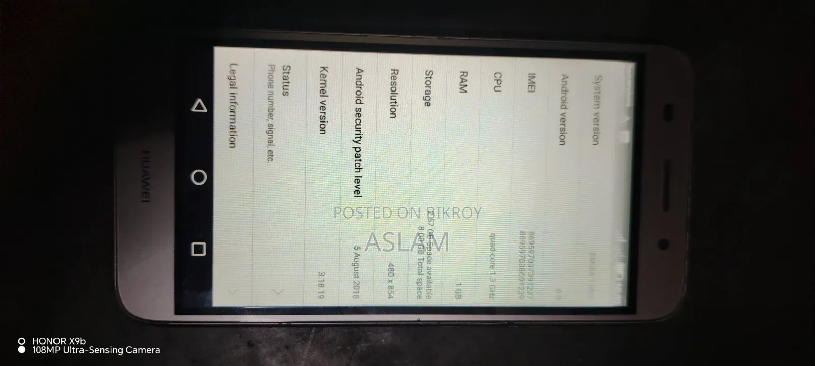 Huawei 8 GB Silver
