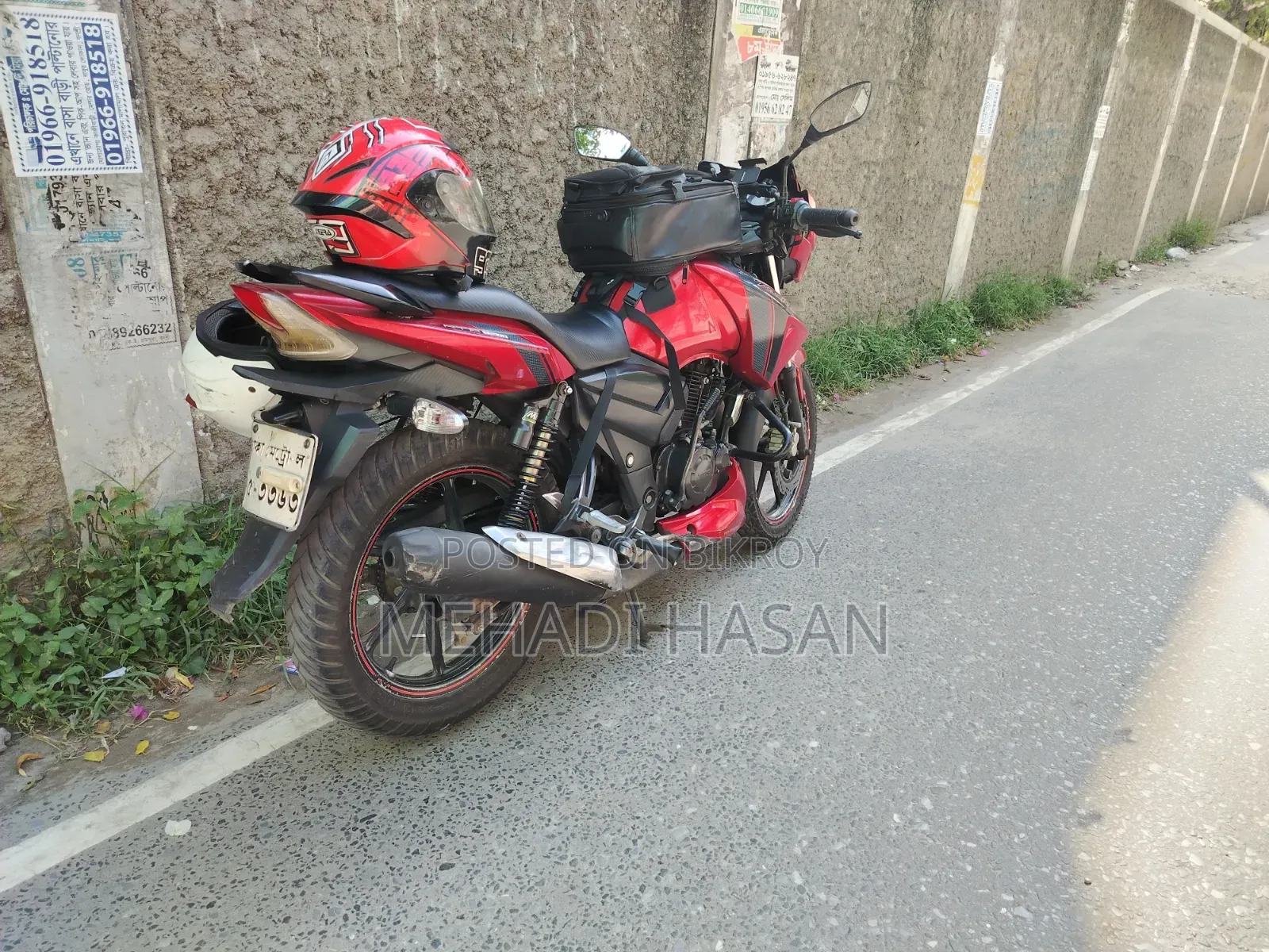 TVS Apache RTR 160 2V 2014 Red