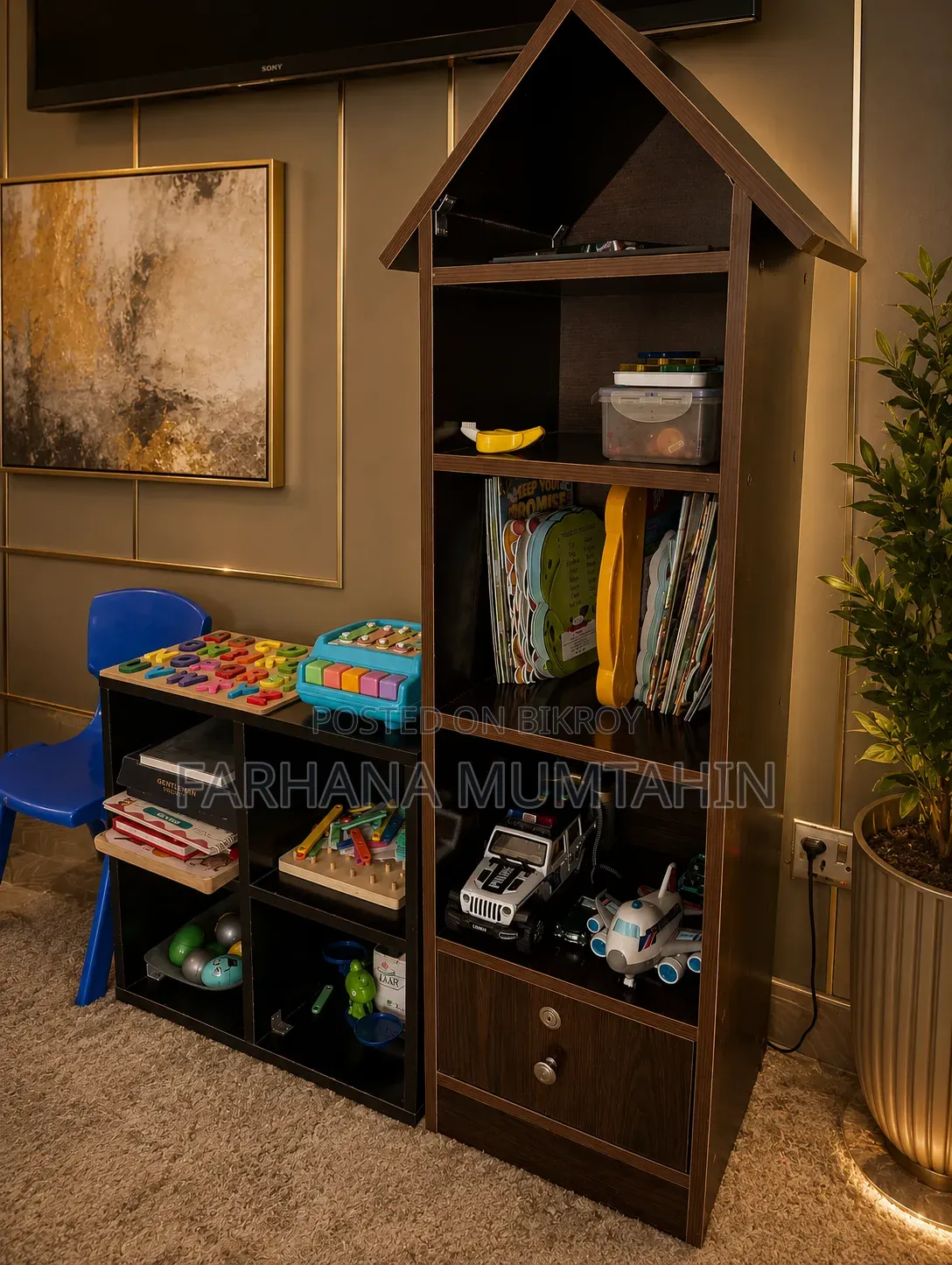 Kids Cabinet (Toys Bookshelf)