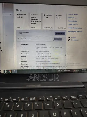 ল্যাপটপ আসুস X450CA ৪জিবি ইন্টেল পেন্টিয়াম এসএসডি ১২৮জিবি