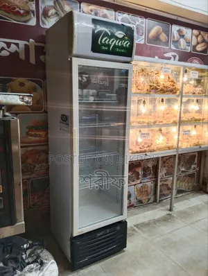 A running Vision brand beverage fridge to be sold
