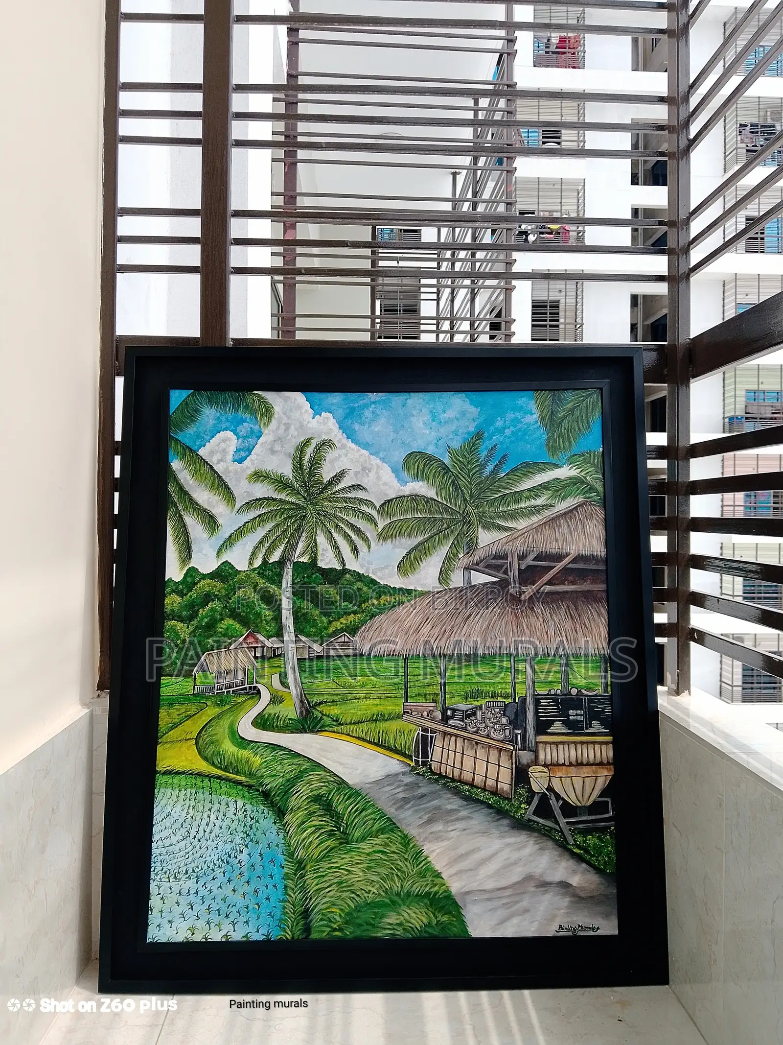 ক্যানভাস হ্যান্ড পেইন্টিং