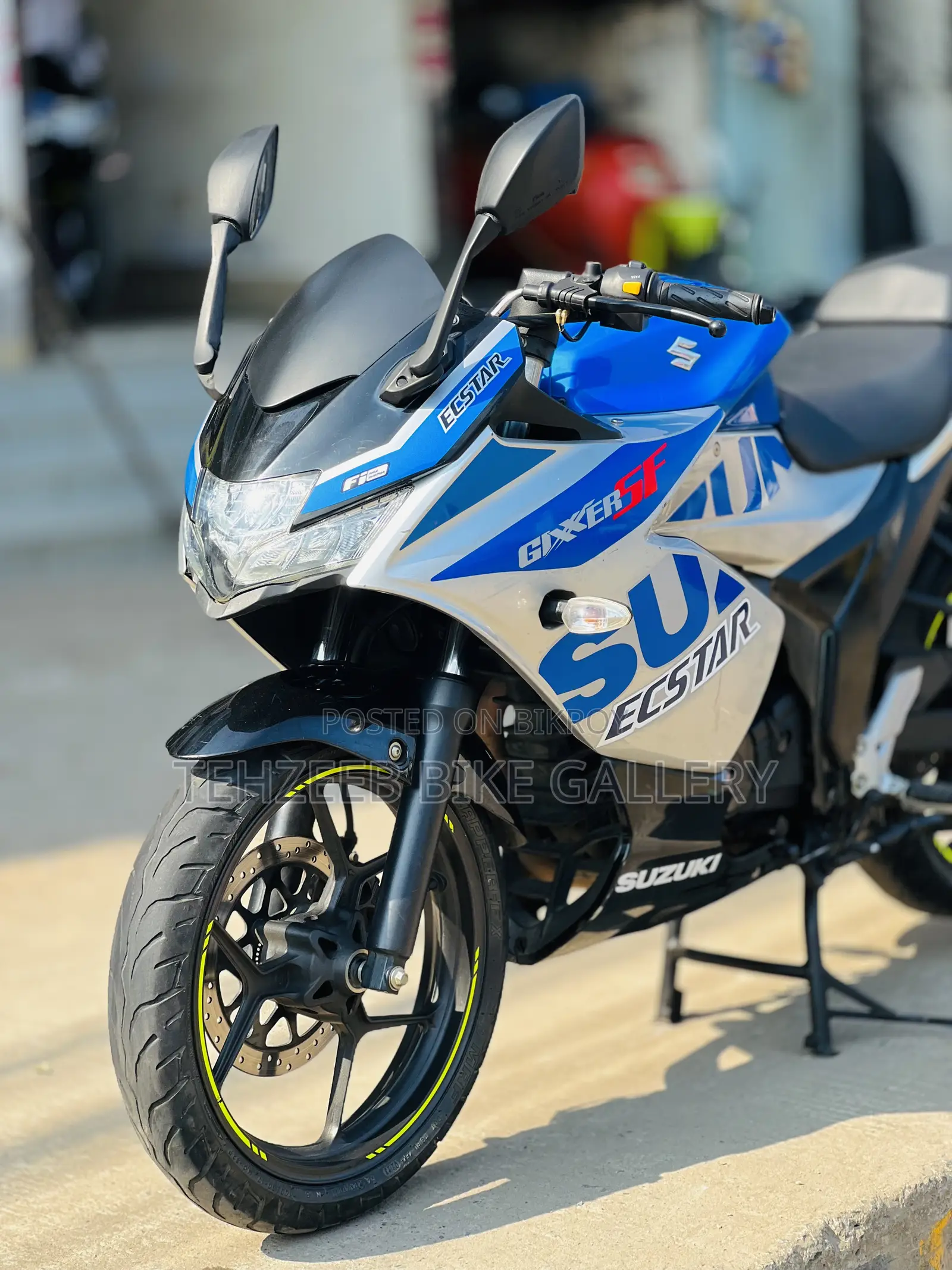 Suzuki Gixxer SF FI 2024 Blue