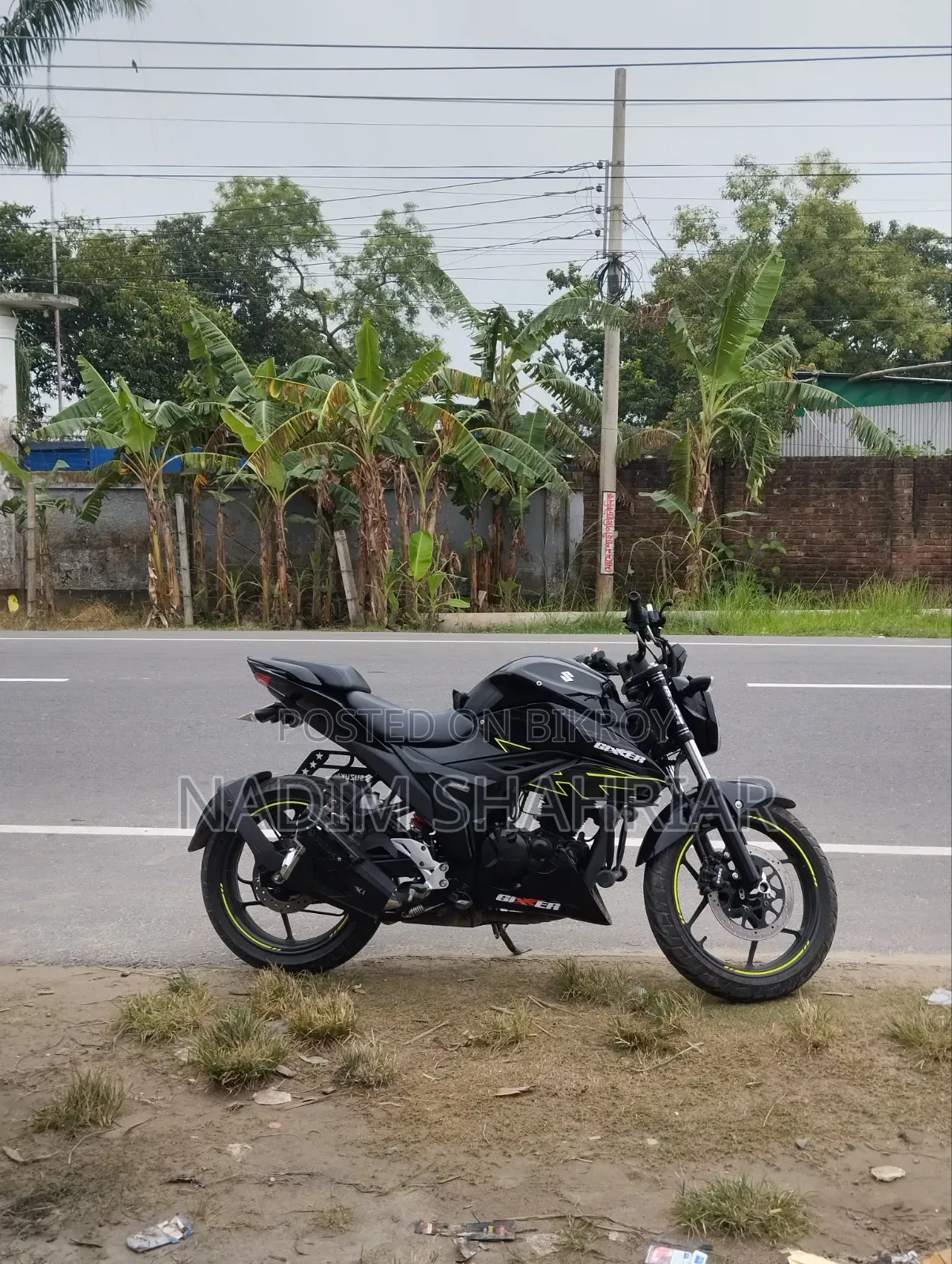 New Suzuki Gixxer Fi ABS 2026 Black