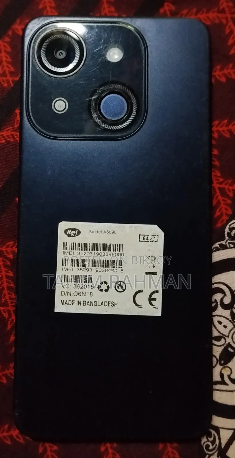 Itel A50C 32 GB Black