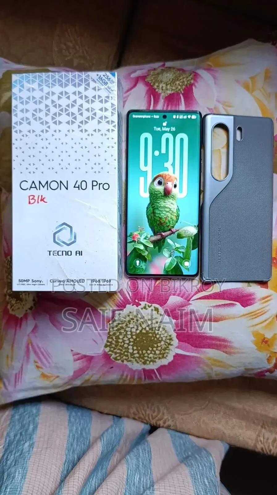 Tecno Camon 40 Pro 4G 256 GB Black