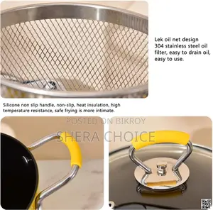 Deep Fryer Pot, 2l Small Deep Fryer With Basket Stainless Steel