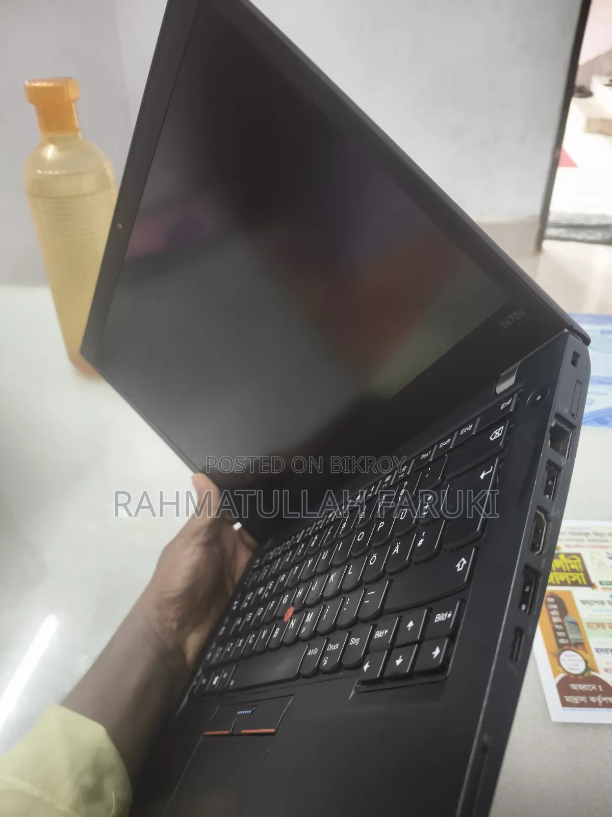 Laptop Lenovo ThinkPad T470s 8GB Intel Core I5 SSD 256GB
