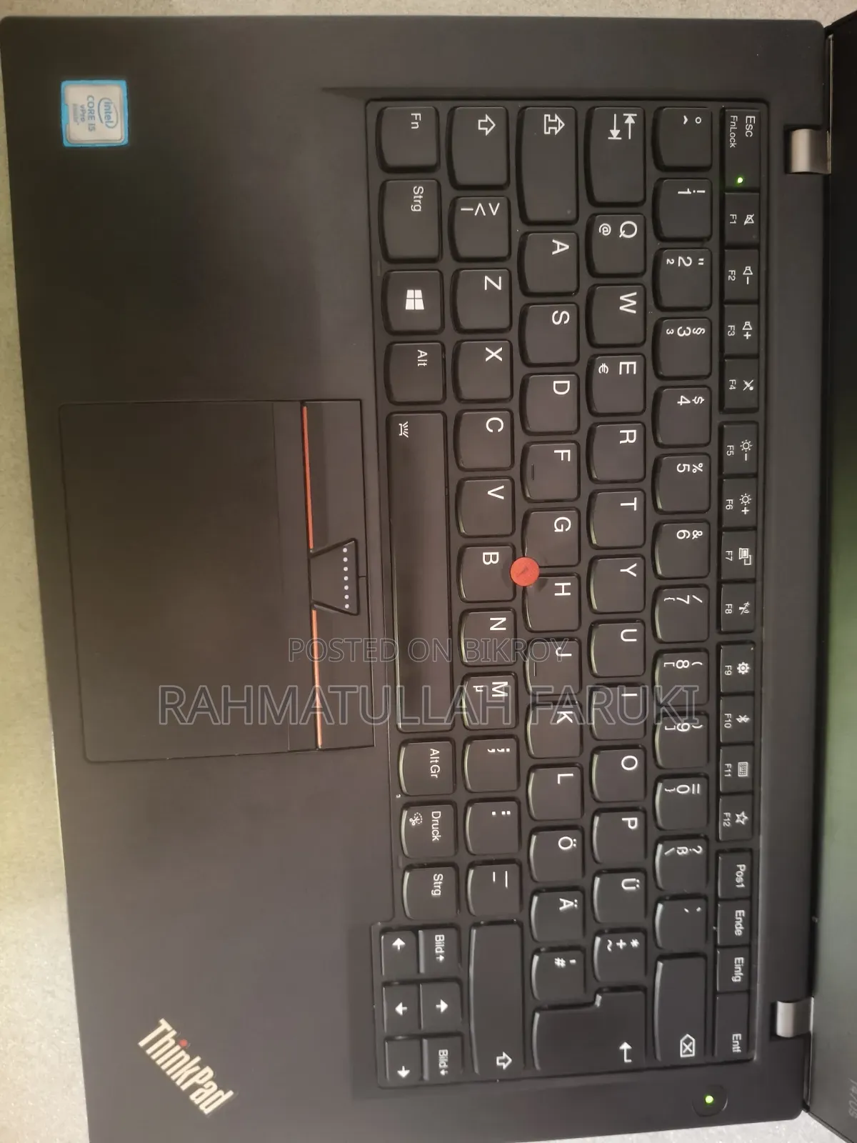 Laptop Lenovo ThinkPad T470s 8GB Intel Core I5 SSD 256GB