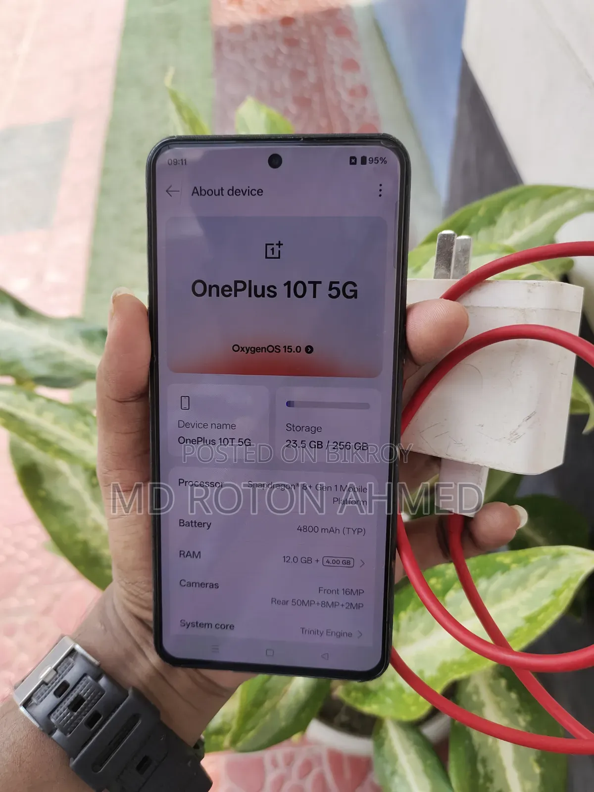 OnePlus 10T ২৫৬ জিবি ব্ল্যাক
