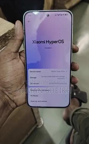 শাওমি রেডমি টার্বো ৪ প্রো ২৫৬ জিবি সাদা