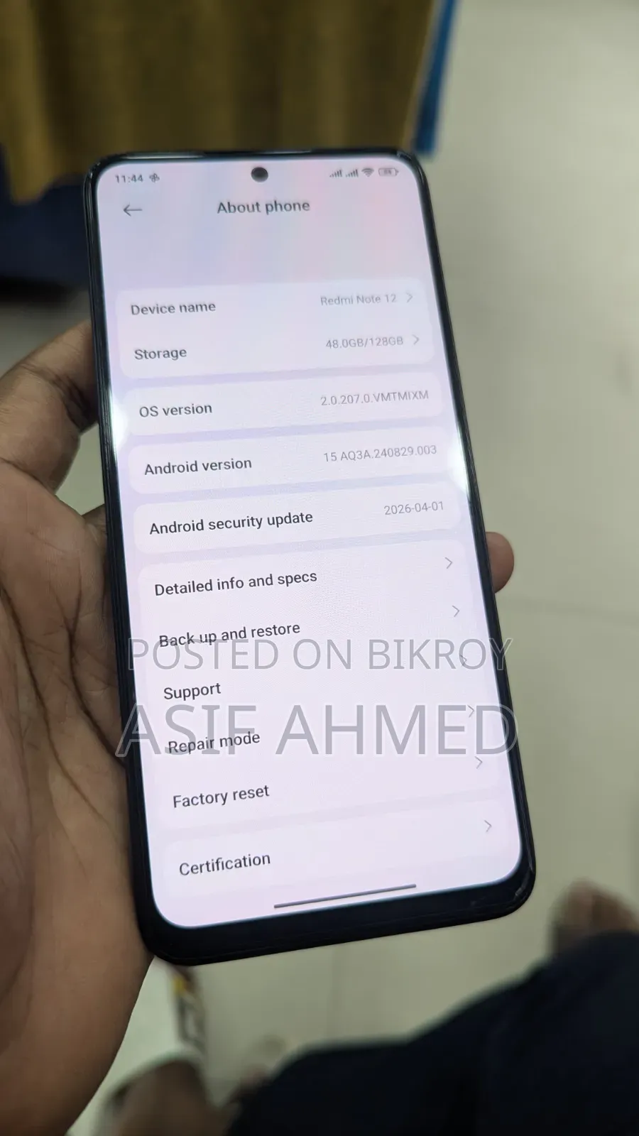 Xiaomi Redmi Note 12 128 GB Gray